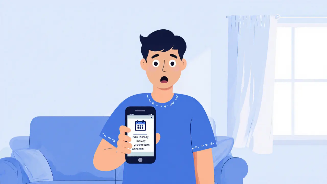 Storno podmínky v terapii - Co dělat, když nemůžete přijít na sezení