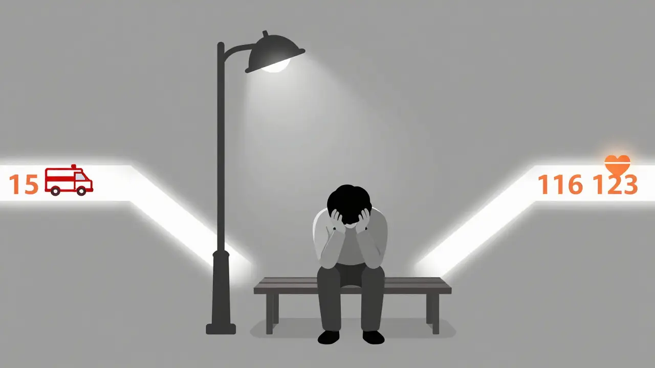 Krize po traumatické události: Kdy volat krizovou linku 116 123 a kdy záchrannou službu 155