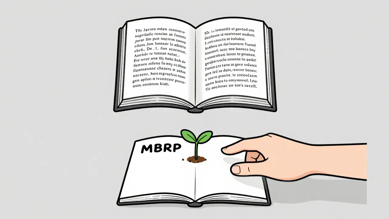 Otevřená kniha v angličtině a prázdný sešit v češtině s klíčem naděje.