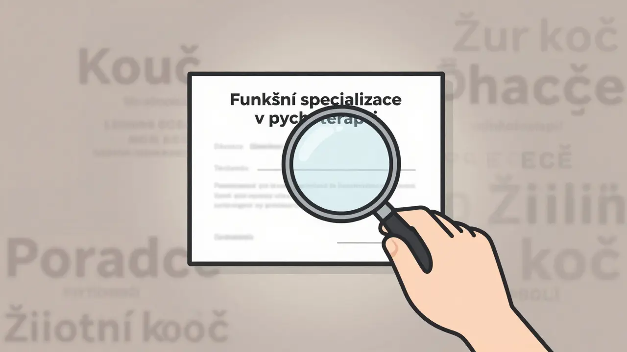 Specializuje se terapeut na můj problém? Jak zjistit odbornou specializaci
