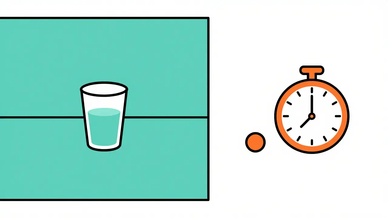 Minimalistické srovnání přísného režimu v centru a flexibility ambulantní léčby.