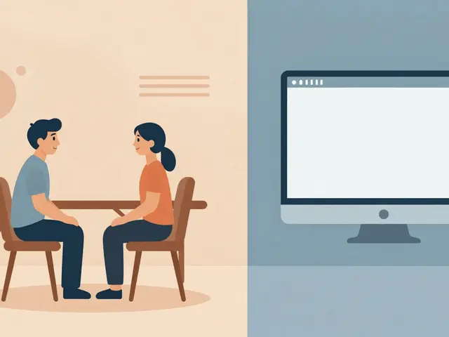 Kdy volit osobní terapii místo online: Indikace, limity a bezpečnost