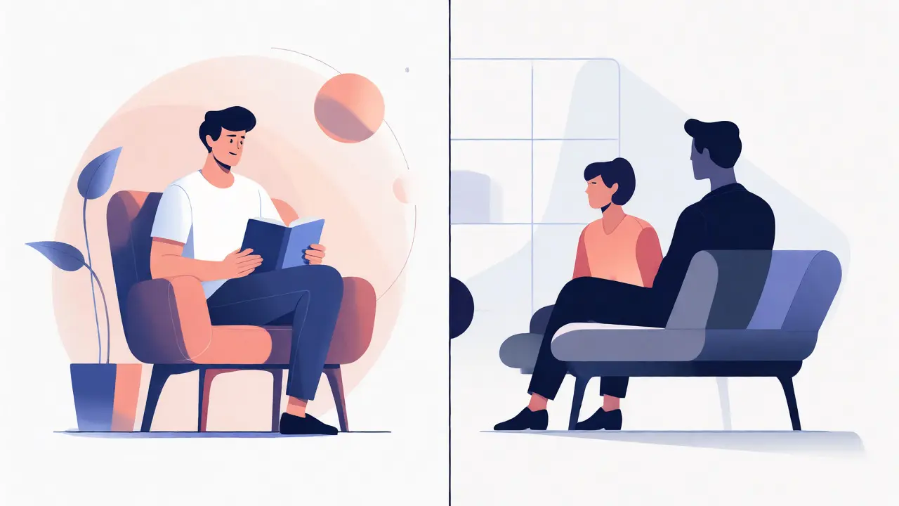 Self-help vs. terapie: Kdy stačí kniha a kdy nutně potřebujete psychoterapeuta